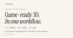 Alpha3D logo